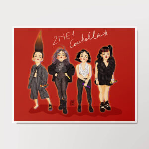 Pop Art Illustration: 2NE1 Coachella