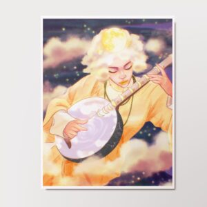 Celestial Art Prints: Moon Song