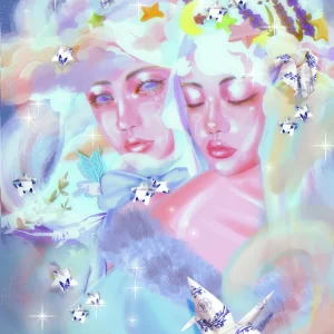 Celestial Zodiac Art Prints: Gemini