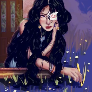 Whimsical Print Art: Out of The Picture